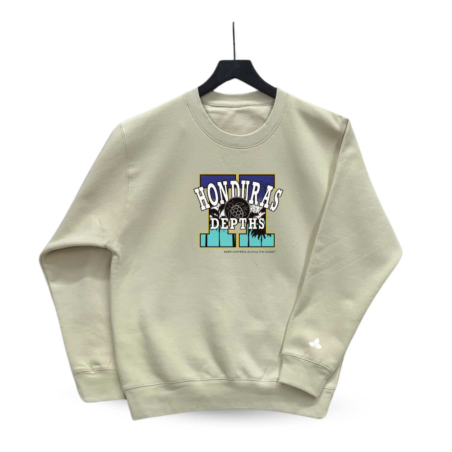 Honduras Depths, Deep Waters Along its Coats, Crewneck