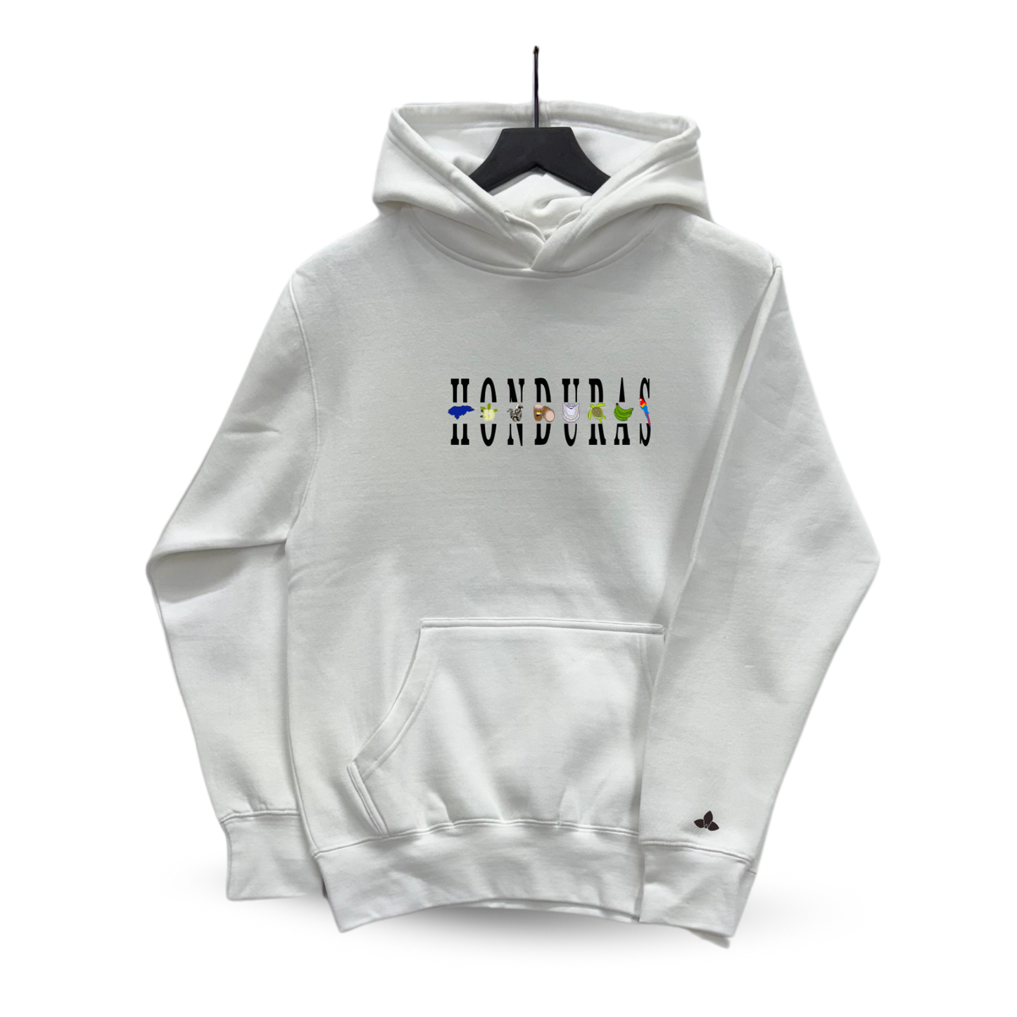Honduras Cultural White letters, Hoodies