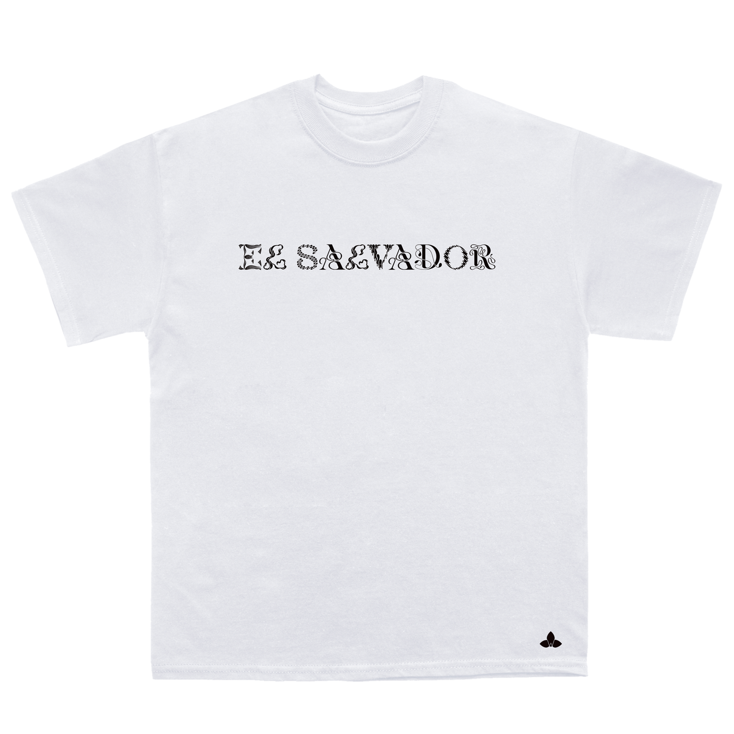 El Salvador Letras Curvy Unisex Shirt