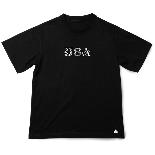USA Curvy Letters Unisex Shirt