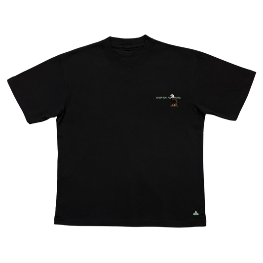 USA Graffiti & Culture T-Shirt – Oversized Tee with Bald Eagle